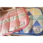 日本進口雜貨夏日限定北極熊涼感條紋 三角圖形枕頭套(現貨+預購)
